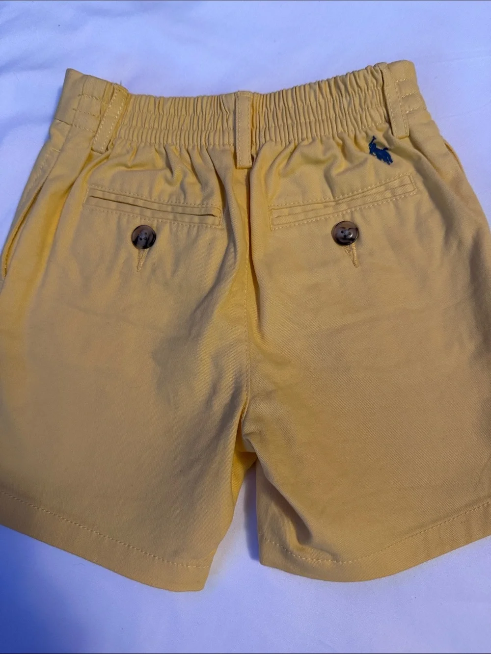 Ralph Lauren Yellow Elastic Waist Shorts